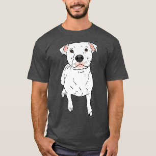 White Pit Bull, White Pittie, Pit Bull Lover, Pit  T-Shirt