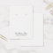 White Plain Simple Custom Earring Card