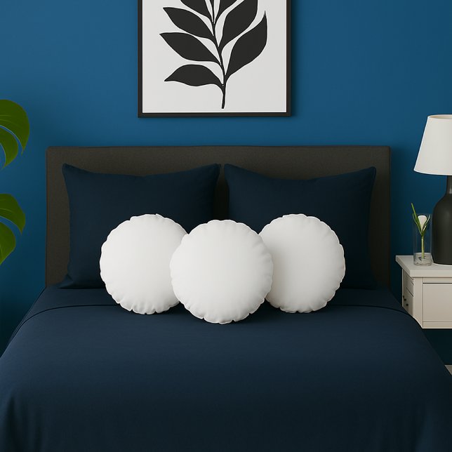 White Plain solid colour pillow (Creator Uploaded)