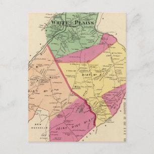 White Plains, Scarsdale towns Postcard