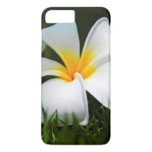 White Plumeria Frangipani Hawaii Flower iPhone 8 Plus/7 Plus Case