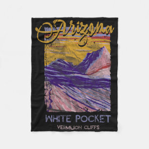 White Pocket Vermilion Cliffs Az Arizona Grand Can Fleece Blanket
