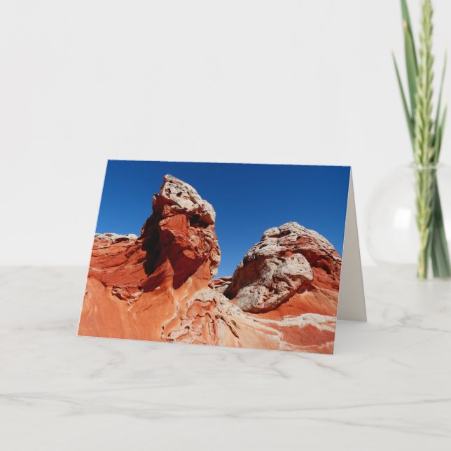 White Pockets 1 Blank Greeting Card (Front)