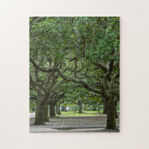 White Point Gardens Painterly Jigsaw Puzzle