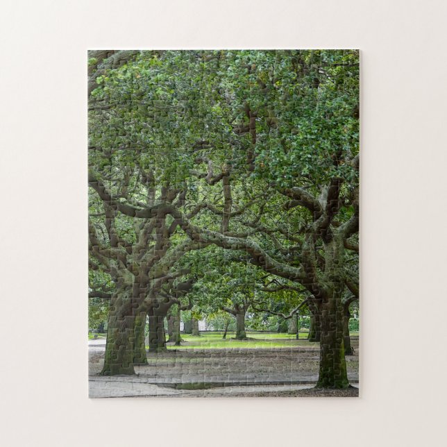 White Point Gardens Painterly Jigsaw Puzzle (Vertical)
