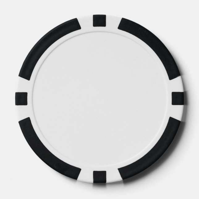 White Poker Chips (Front)