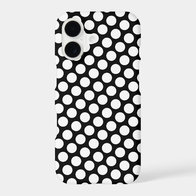 White Polka Dot Design (Back)