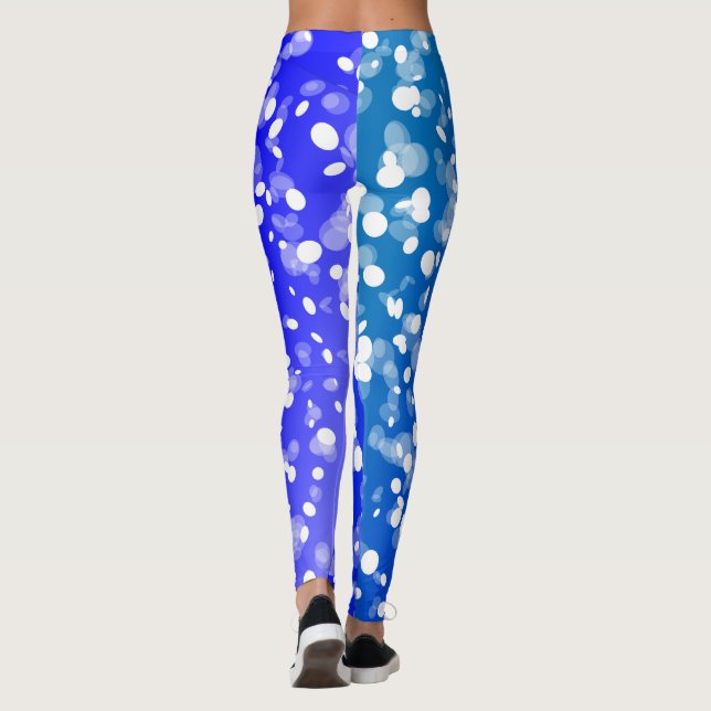 white polka dots leggings (Back)