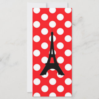 White polka Dots On Red Background Bookmark