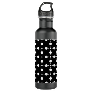 White Polka Dots, Polka Dot Pattern, Dots, Dotted 710 Ml Water Bottle