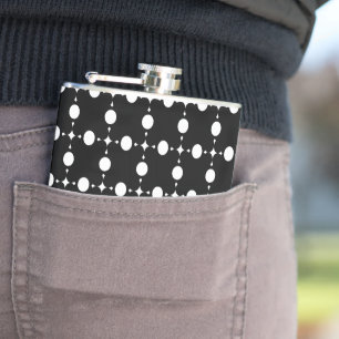White Polka Dots, Polka Dot Pattern, Dots, Dotted Hip Flask