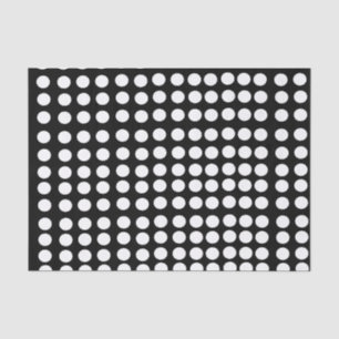 White Polka Dots Tissue Paper