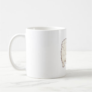 White pomeranian Magic Coffee Mug