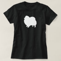 White Pomeranian Silhouette