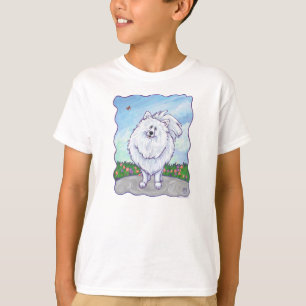 White Pomeranian T-Shirts