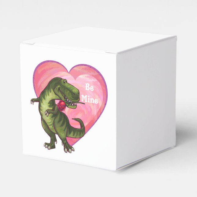 White Pomeranian Valentine's Day Favour Box (Front Side)