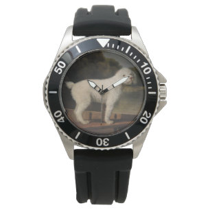 White Poodle in a Punt (by George Stubbs) Watch
