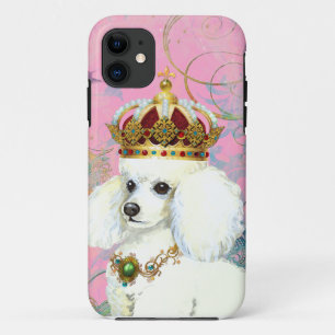White Poodle Princess iPhone 11 Case