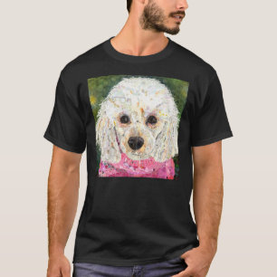 White Poodle T-Shirt