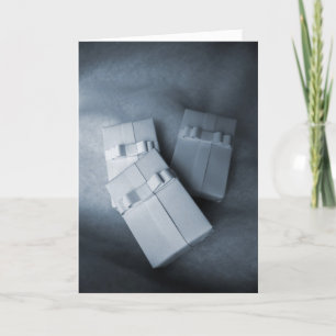 White Presents Holiday Card