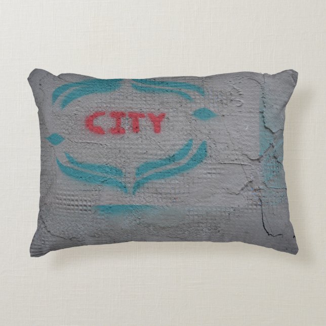 White printer paper decorative cushion (Front)