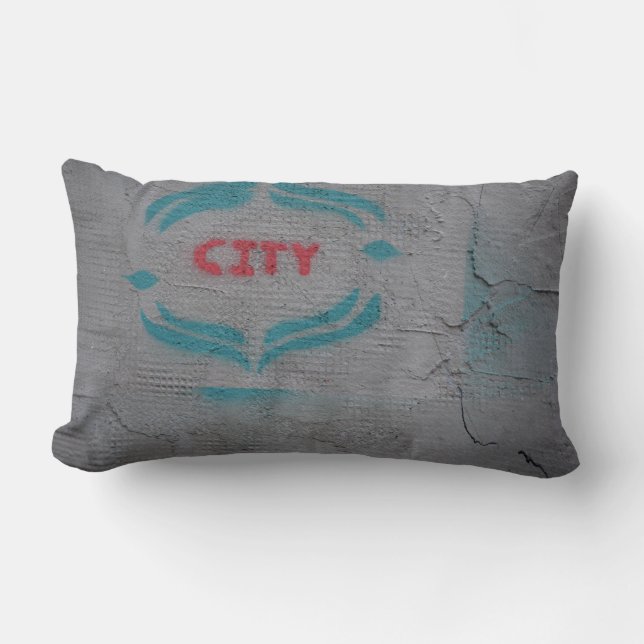 White printer paper lumbar cushion (Front)