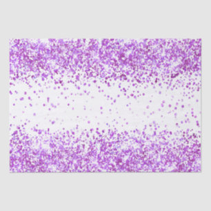White purple glitter sparkle Christmas Xmas Tissue Paper