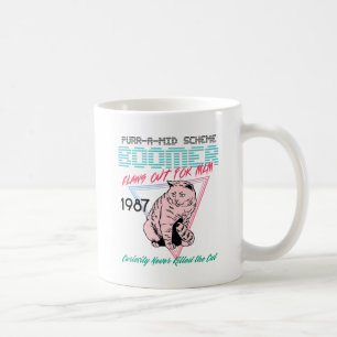 White   Purr-a-Mid Scheme Boomer: Anti-MLM Tabby Coffee Mug