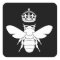 White Queen Bee Logo...Are You A Queen Bee?