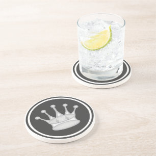 White Queen Chess Piece Coaster