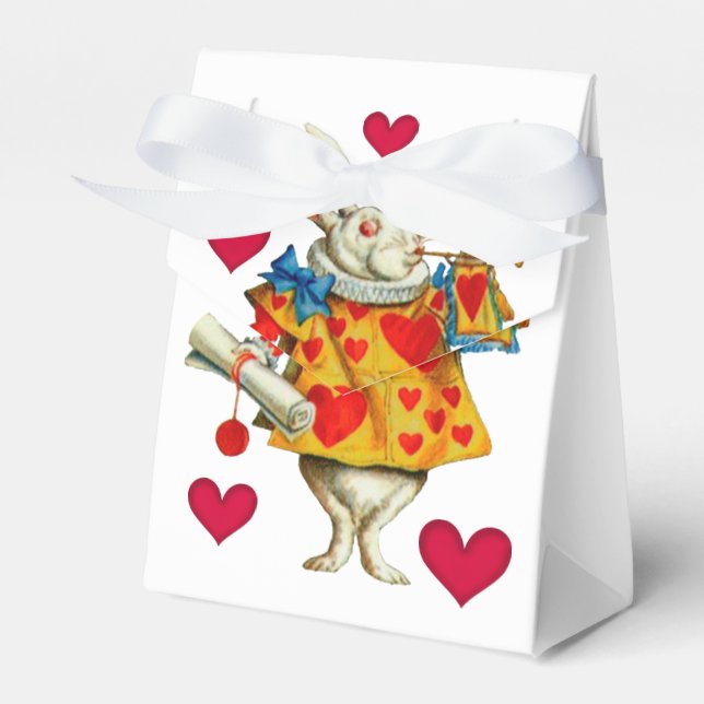 White Rabbit 1 Favour Box (Front Side)