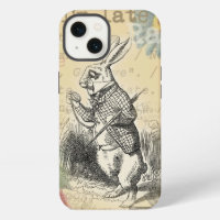 White Rabbit Alice Adventures Wonderland Art