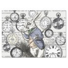 White Rabbit Alice in Wonderland Clocks