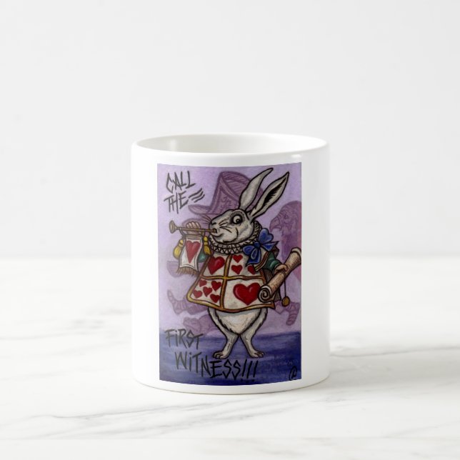 WHITE RABBIT Alice in Wonderland Mug (Center)