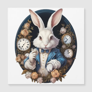 White Rabbit Alice in Wonderland Watches and roses