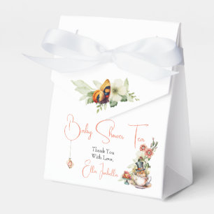 White Rabbit and Teacup mouse Baby Shower Tea Favour Box