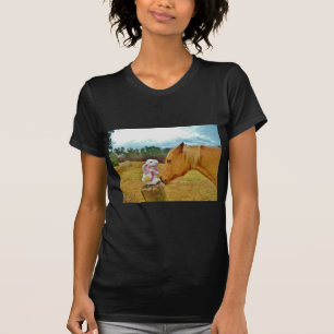 White Rabbit and Yellow Horse T-Shirt