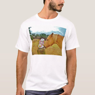 White Rabbit and Yellow Horse T-Shirt