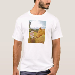 White Rabbit and Yellow Horse T-Shirt