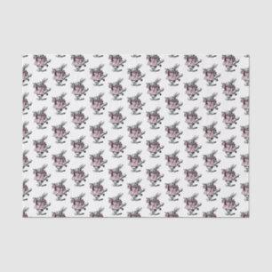 White Rabbit Court Trumpeter Alice in Wonderland P Tissue Paper