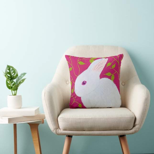white rabbit cushion (Chair)