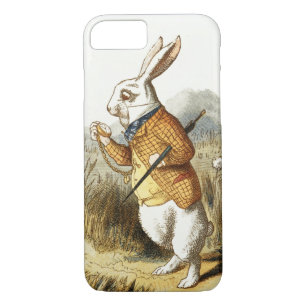 White Rabbit from Alice In Wonderland Vintage Art iPhone 8/7 Case