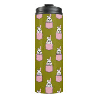 White Rabbit in Pink Pocket Pattern
