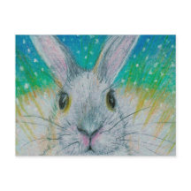 White Rabbit in the snow!