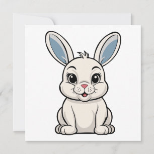 White Rabbit Invitation