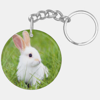 White Rabbit Key Ring