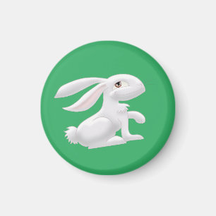 White Rabbit  Magnet