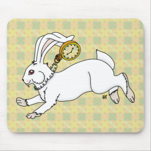 White Rabbit Mousepad