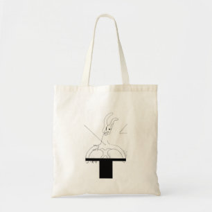 White Rabbit Out of a Top Hat Tote Shopping Bag