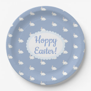 White Rabbit Paper Plate